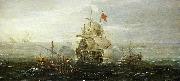 Aert Anthonisz A French Ship and Barbary Pirates Germany oil painting artist